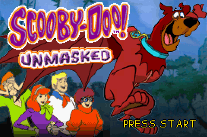 Scooby Doo Unmasked Title Screen